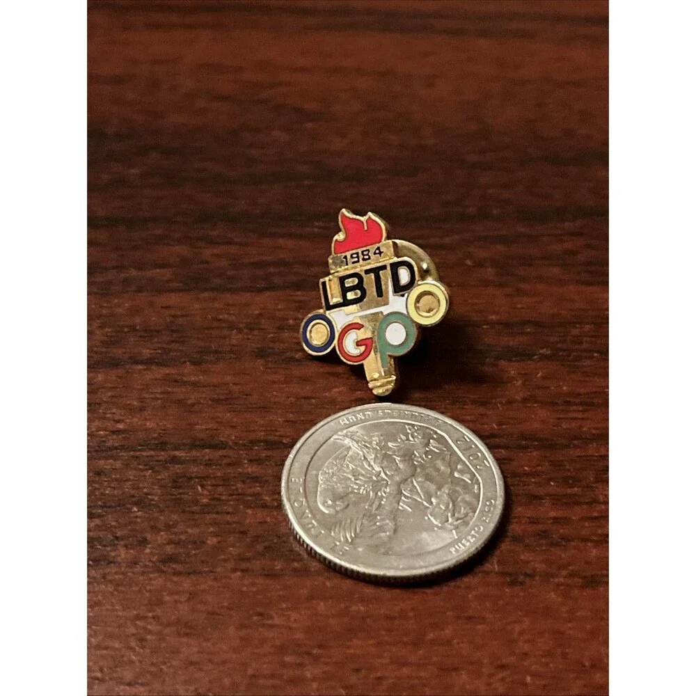 1984 Los Angeles Olympics‎ LBTD OGPO Lapel Hat Pin